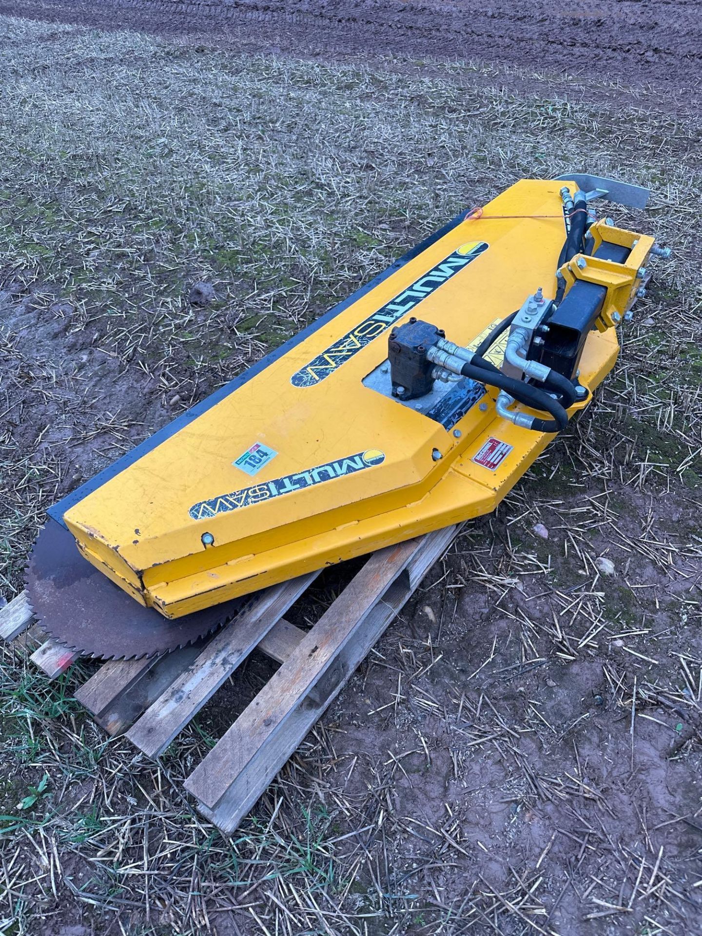 2015 McConnel MultiSaw, hydraulic operated saw blade attachment