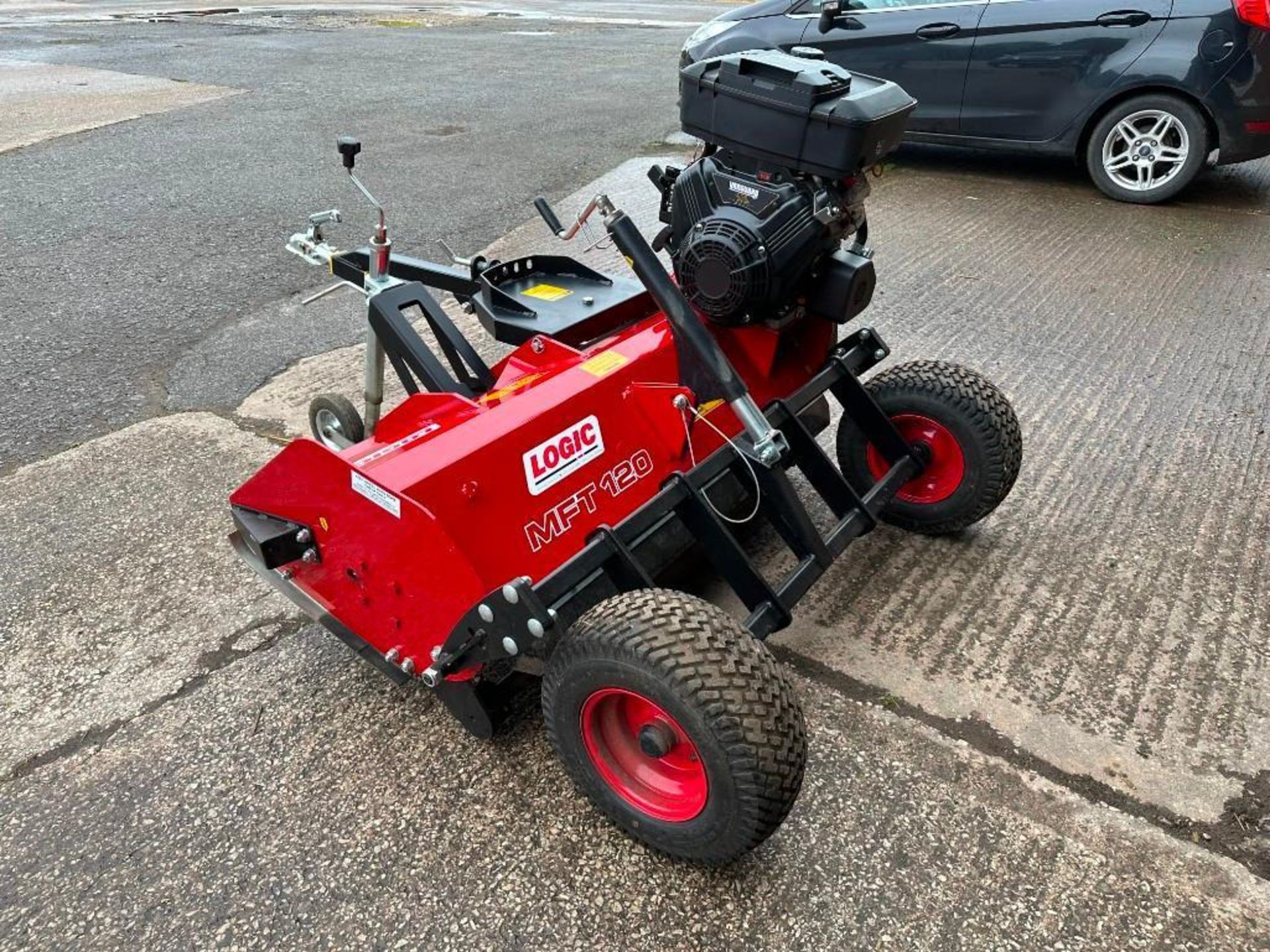 2019 Logic MFT 120 ATV flail mower, with Briggs & Stratton Vanguard engine, rear roller. Serial No: - Image 3 of 7