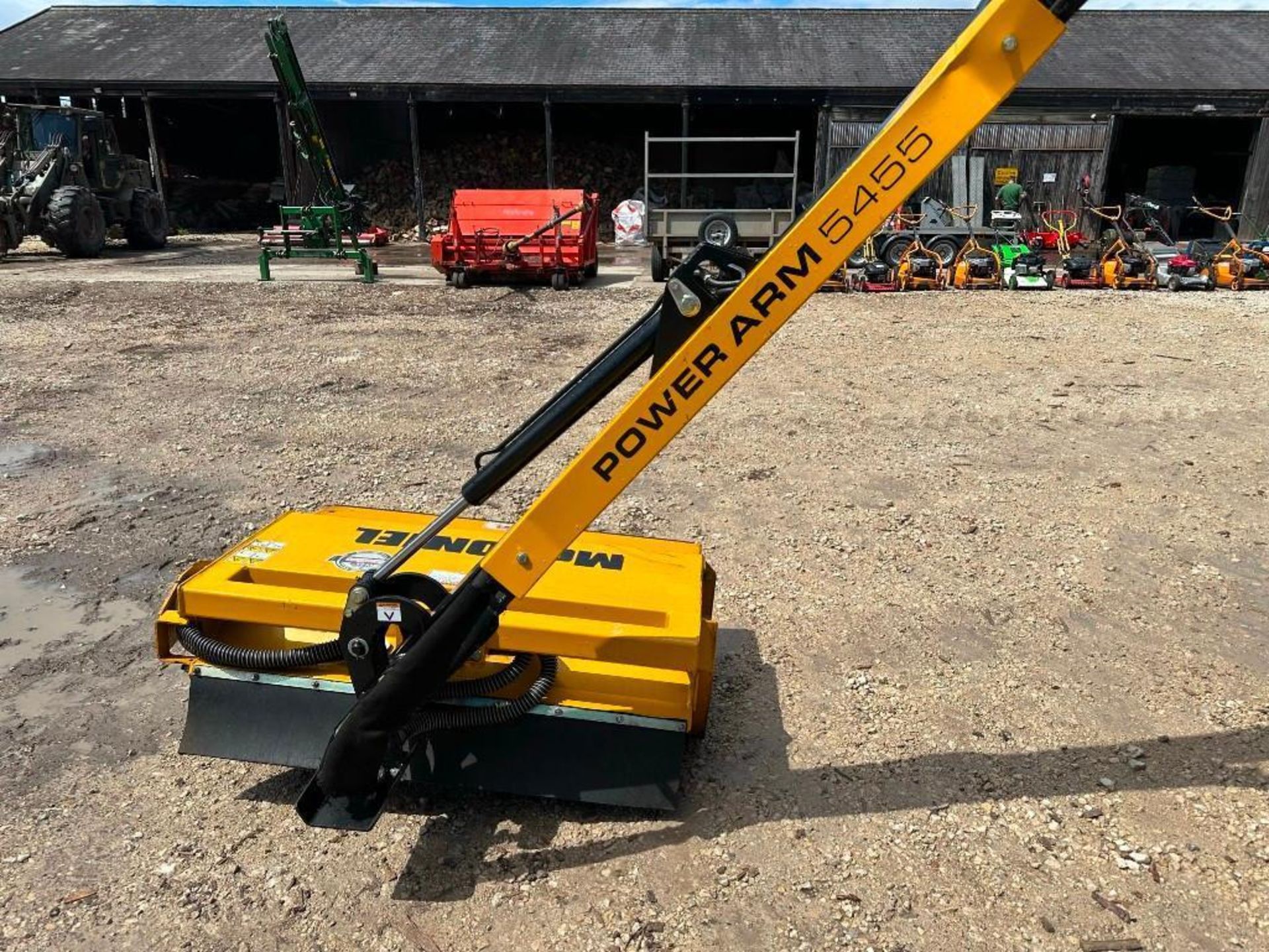 2019 McConnel PA5455 hedge cutter with 1.3m flail head, 3 point linkage attachments, hydraulic rolle - Image 5 of 8