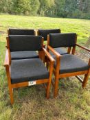 4No fabric chairs