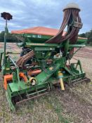 2001 Amazone AD-PL302 Airstar progress combination drill with 2001 Amazone KE303 power harrow. Drill