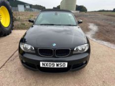 2009 BMW 120d M sport convertible. Diesel. Leather seats.  FSH. Not currently Taxed or in MOT.  Mile
