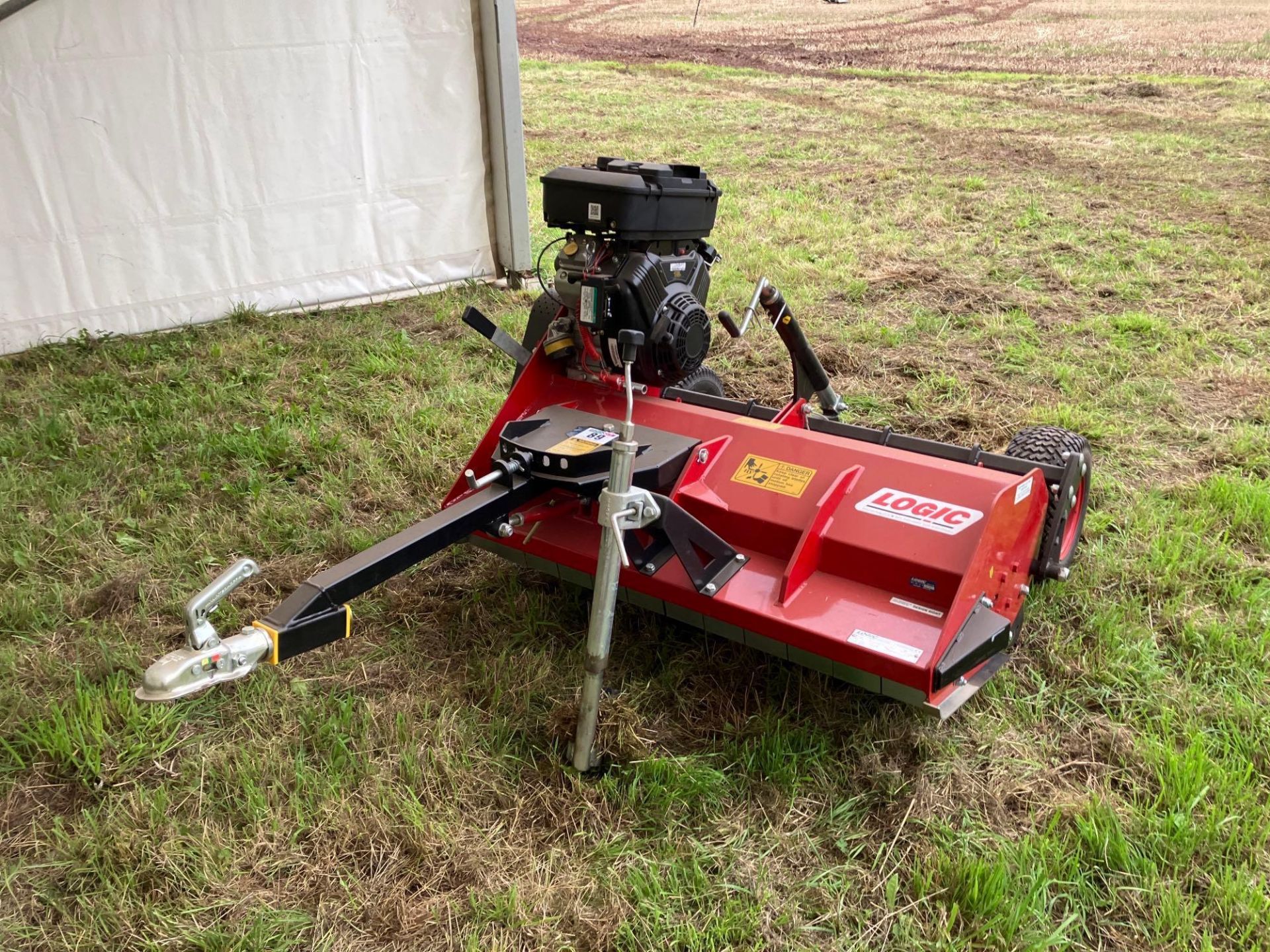 2019 Logic MFT 120 ATV flail mower, with Briggs & Stratton Vanguard engine, rear roller. Serial No: - Image 2 of 7