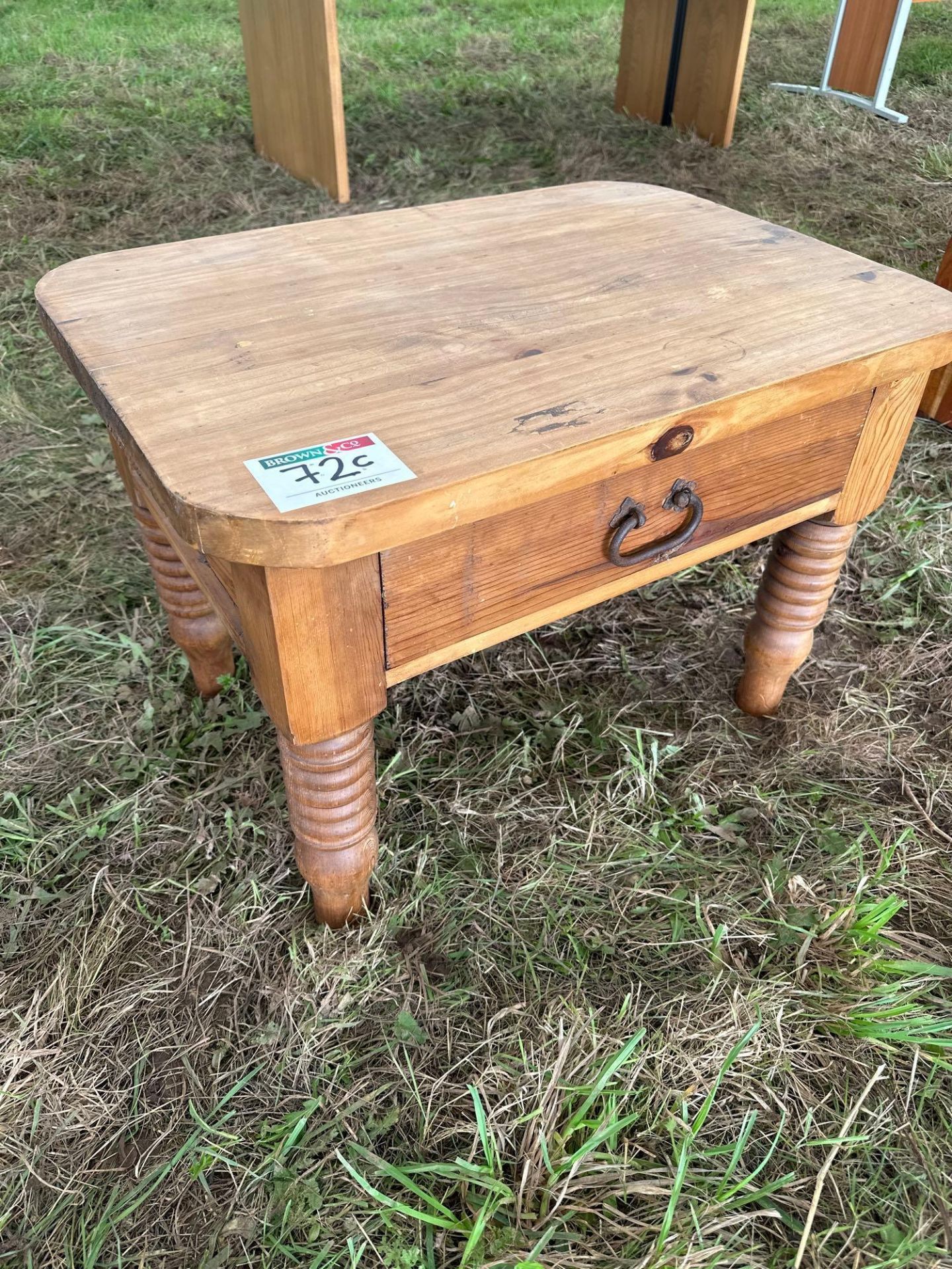 Small coffee table c/w draw