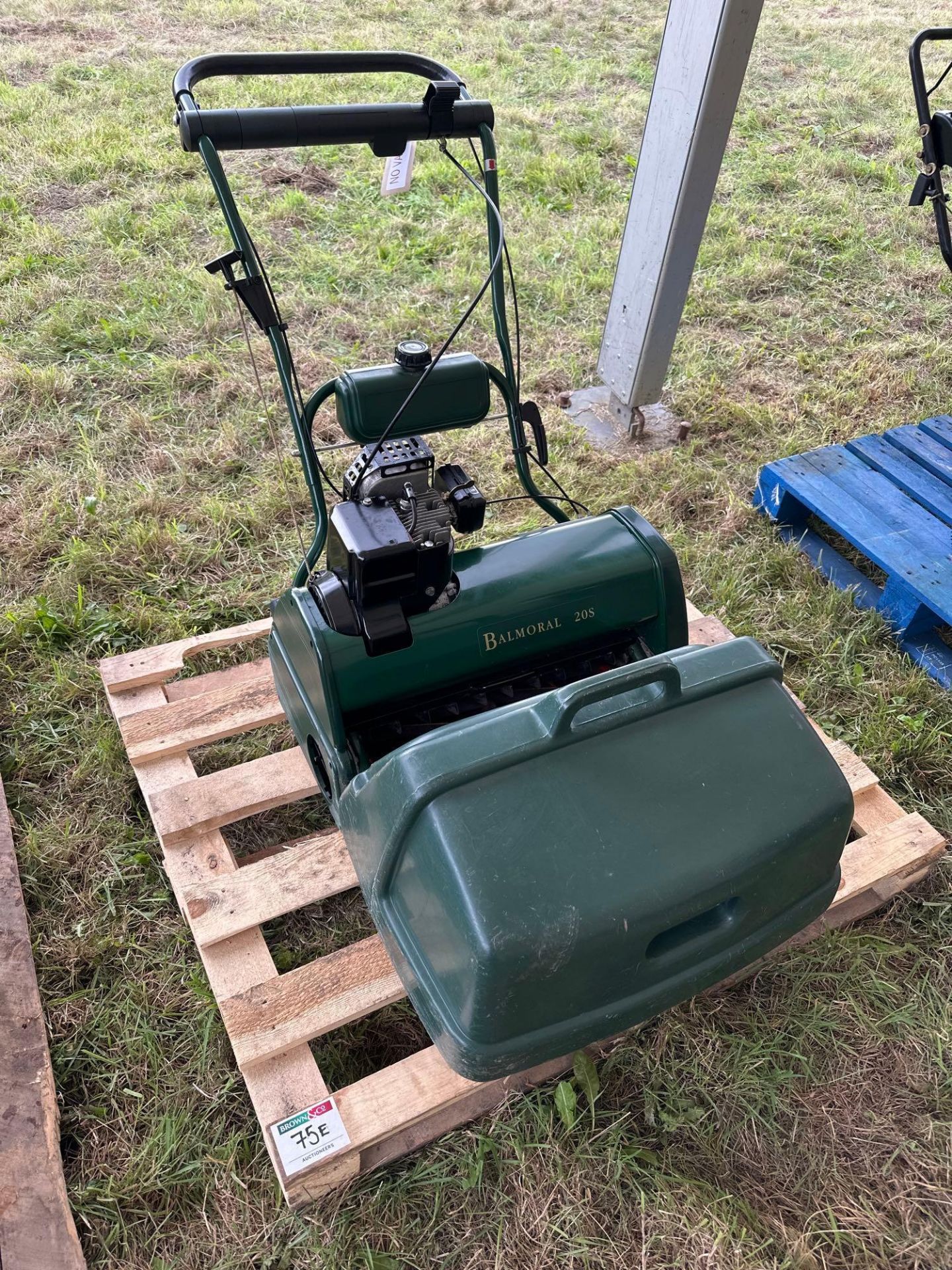 1996 Balmoral 20S pedestrian mower and roller. No VAT.