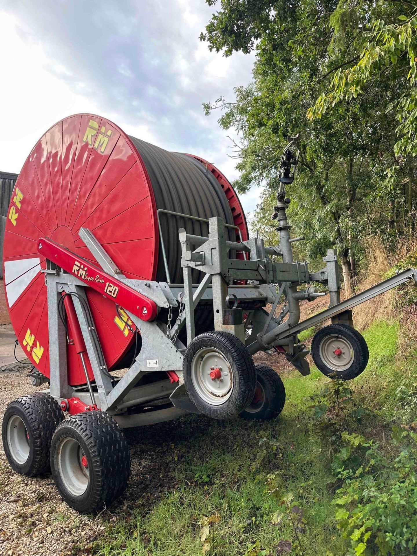 2018 RM 840XJ 120 Irrigator, twin axle with a rain gun - Image 4 of 4