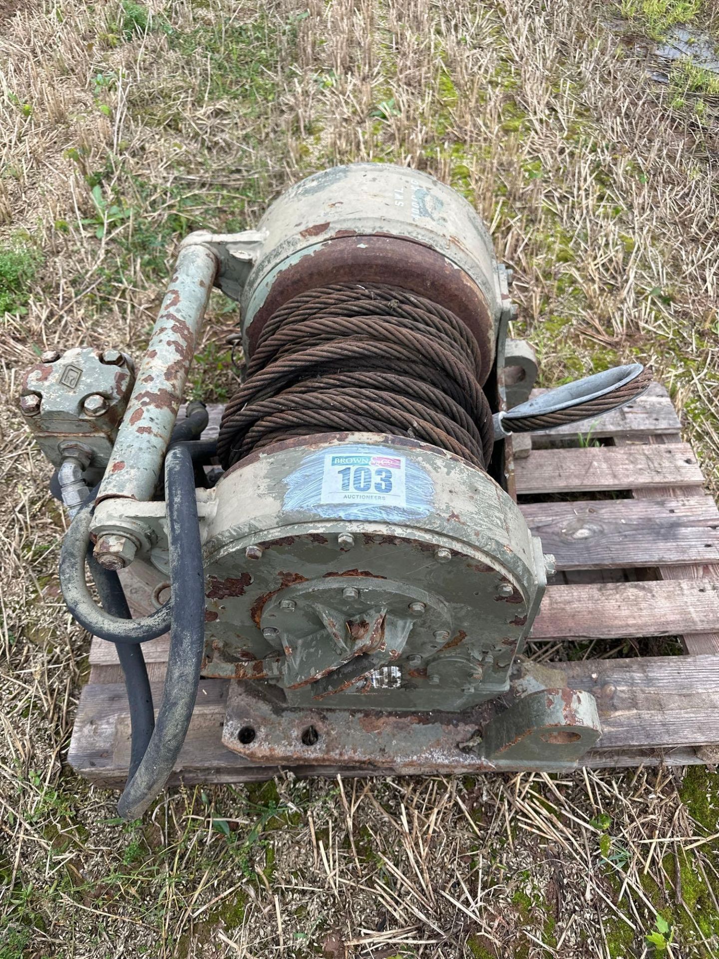 Boughton heavy duty winch. Serial No: 35885