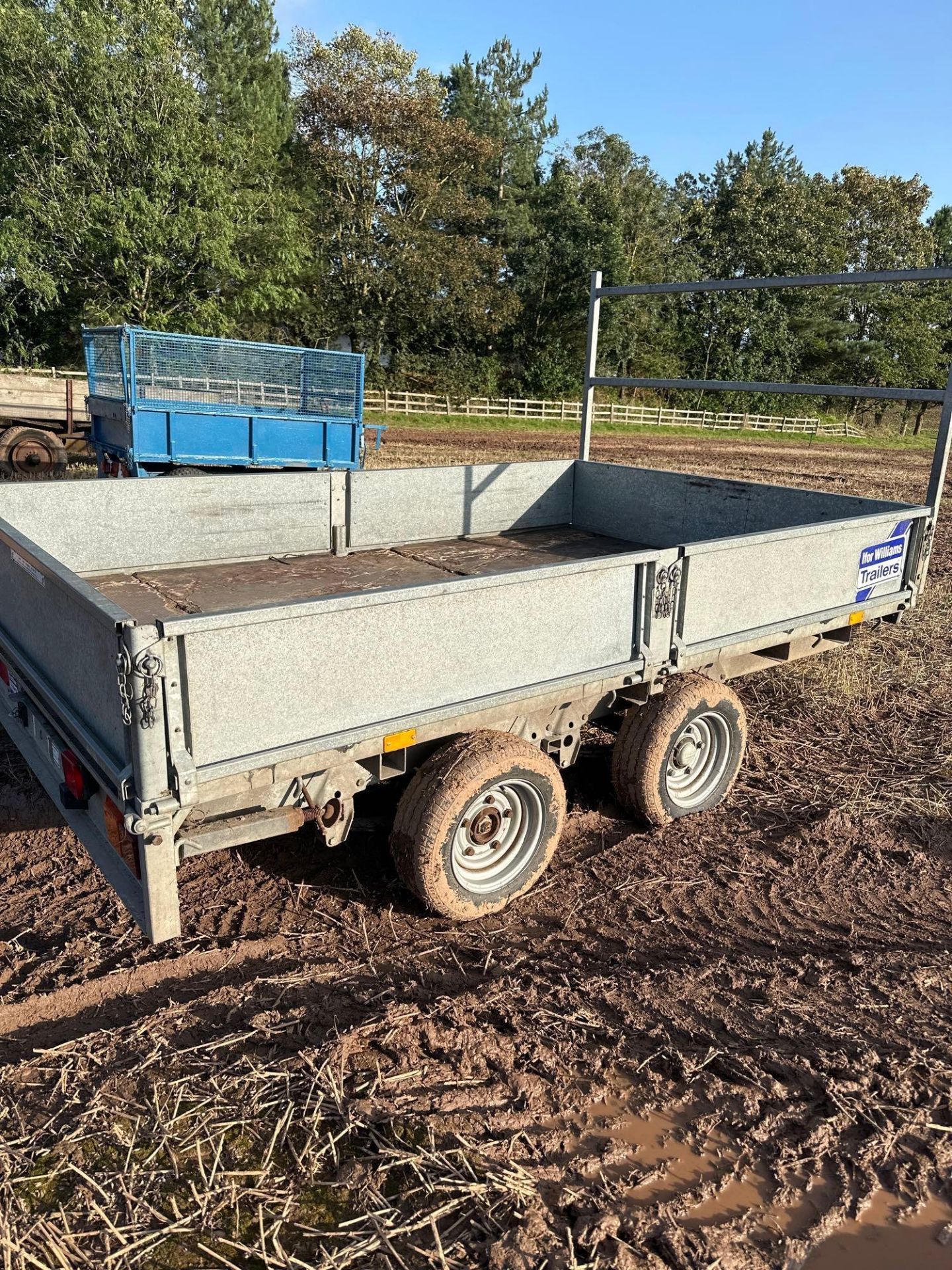 Ifor Williams LM106G 10ft twin axle flat bed trailer on 185/60R12 wheels and tyres. Serial No: SCK60 - Image 4 of 11
