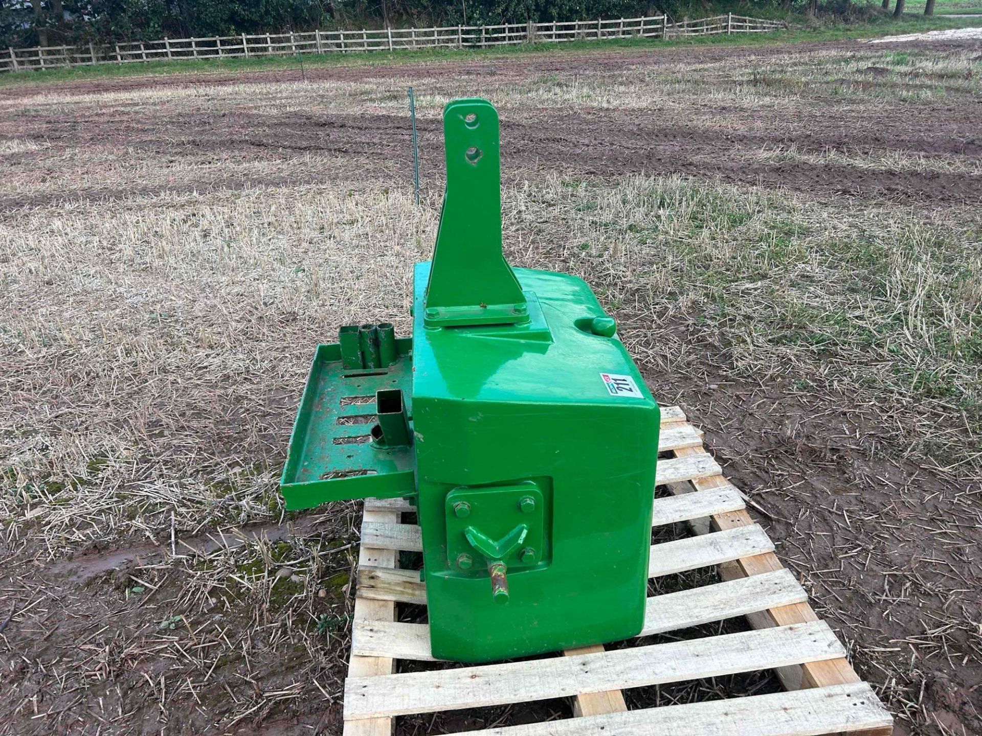 AGCO 1400kg front weight block, suitable for John Deere 6215R - Image 3 of 5