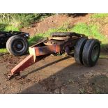 Dolly for articulated trailer