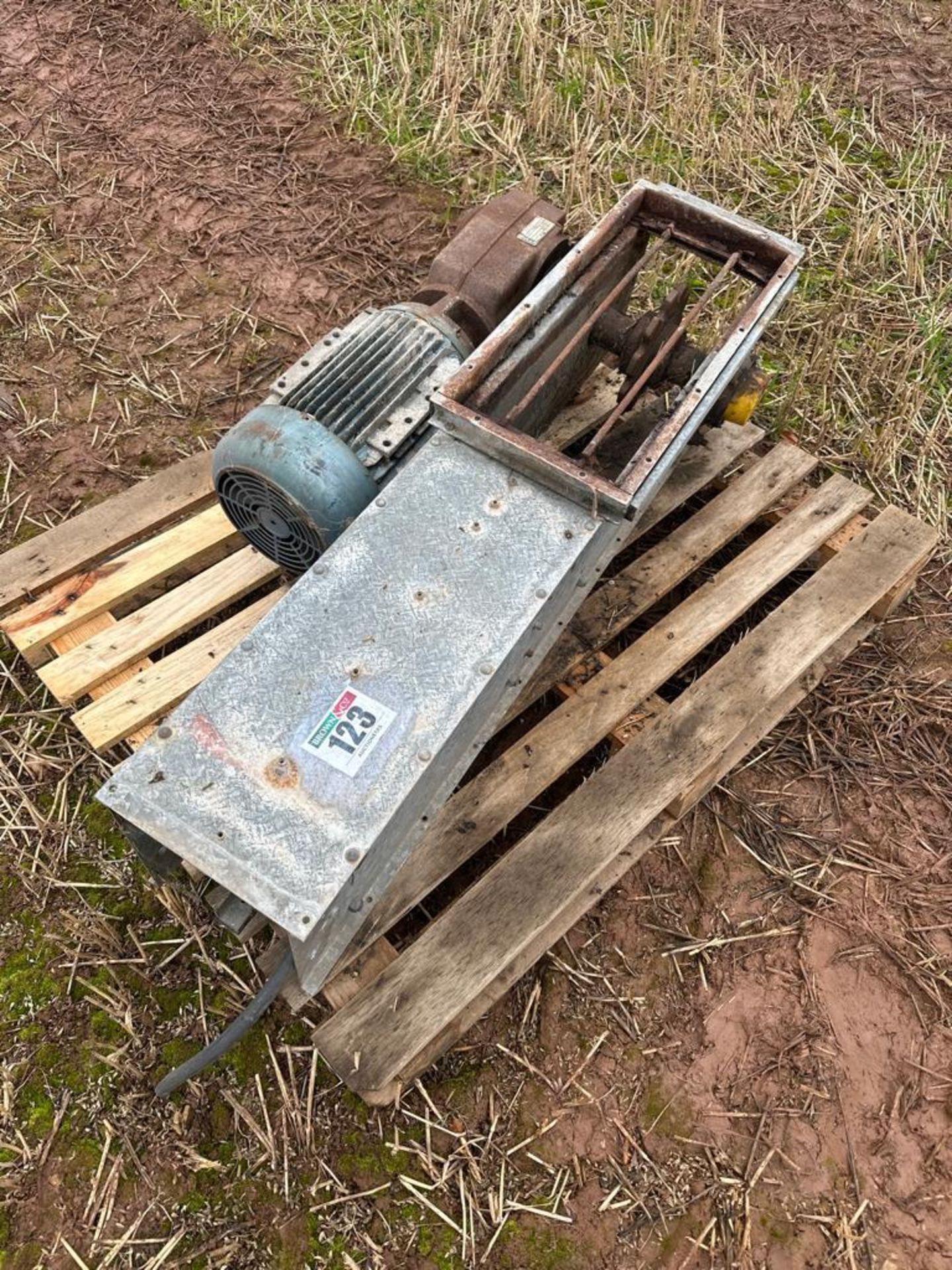 Quantity misc. grain elevator section and motor