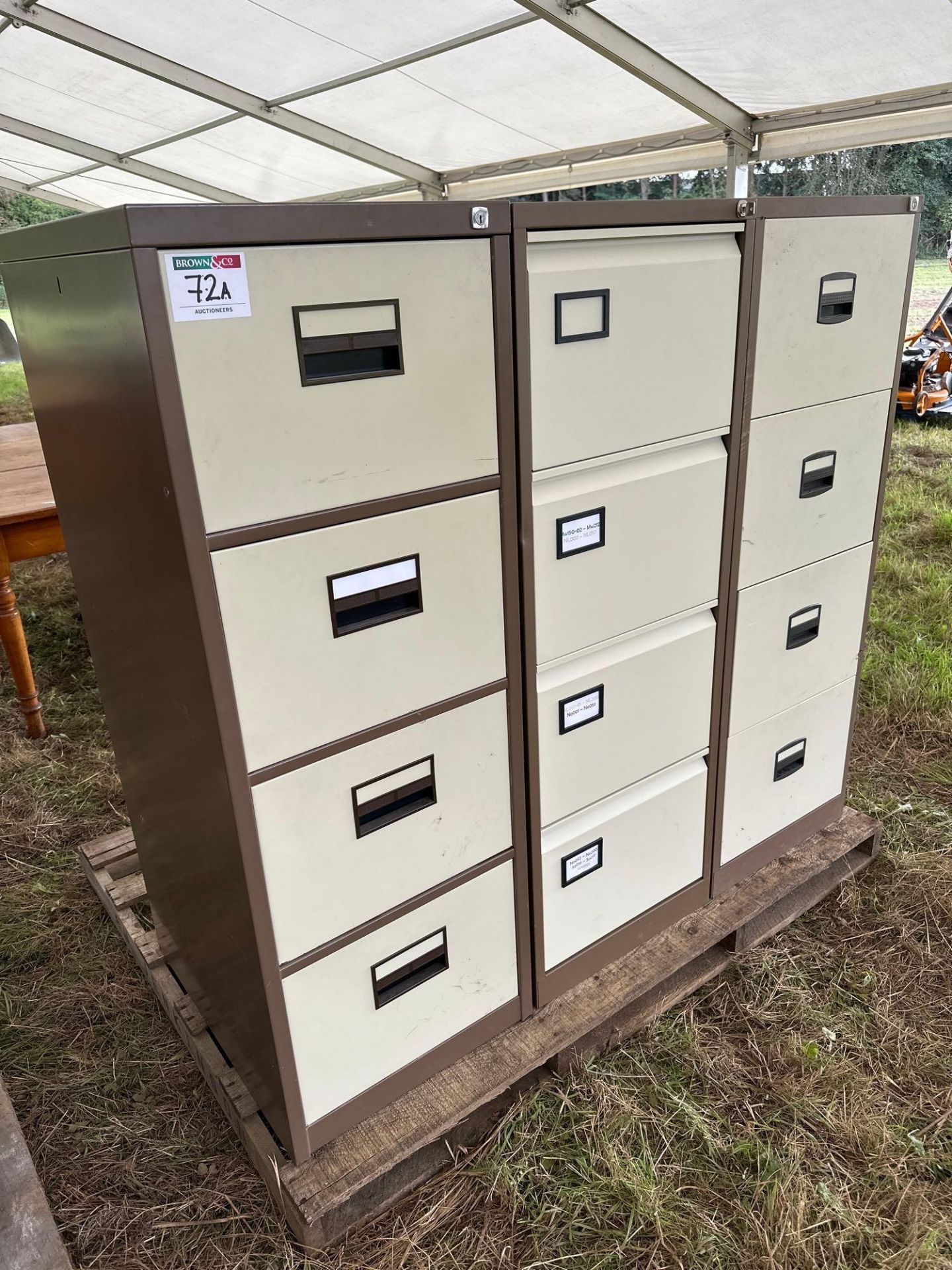 3No filing cabinets