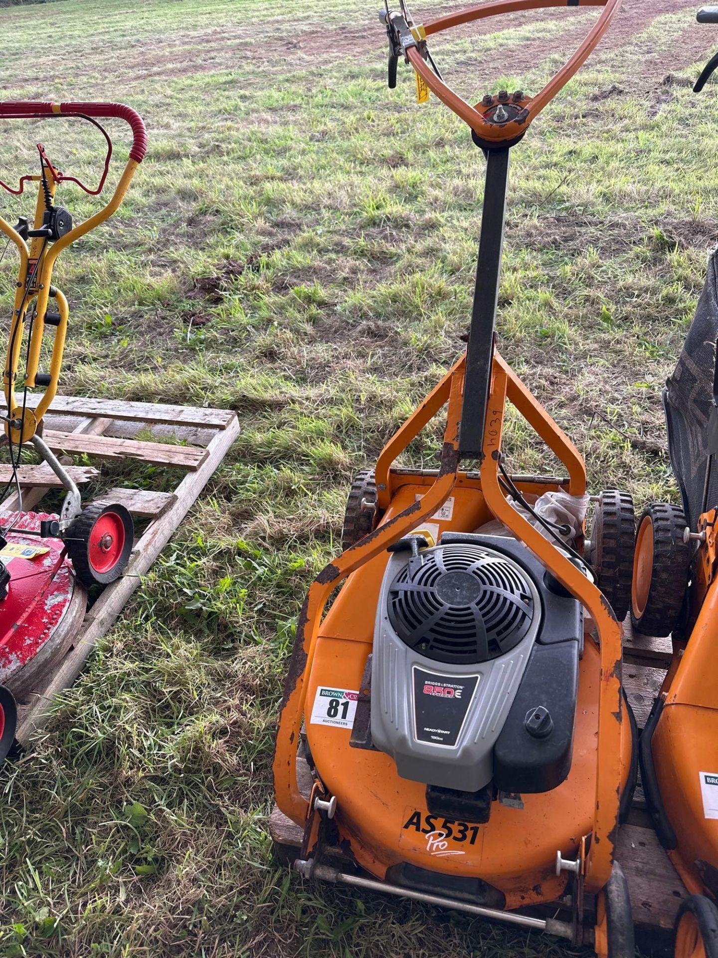 2013 AS Motors AS531 Pro pedestrian mower with Briggs & Stratton 850 engine (Spares or repairs)