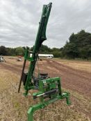 2012 Wrag Commander hydraulic driven post knocker, linkage mounted. Serial No: 4122169L