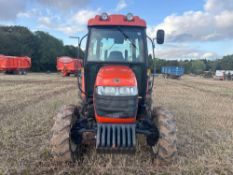 2012 KIOTI DK551C 2wd compact tractor, 2 manual spools, PTO on HUNG-A 9.5-20 front and HUNG-A 14.9-2