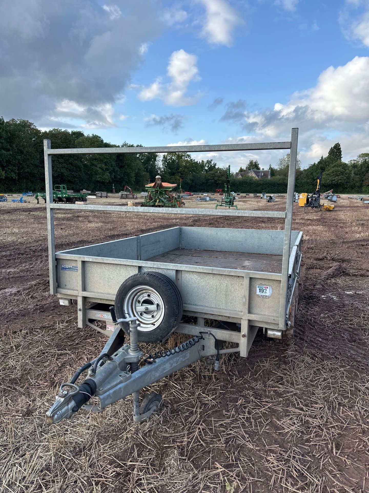 Ifor Williams LM106G 10ft twin axle flat bed trailer on 185/60R12 wheels and tyres. Serial No: SCK60 - Image 5 of 11