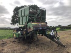 Standen T7 3 row sugar beet harvester. NB: Control box and manual in office