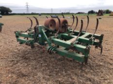 Jones pigtail cultivator, 4.7m, hydraulic folding, linkage mounted