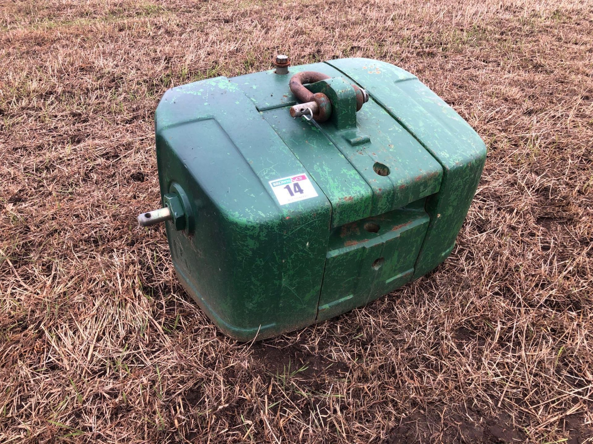 John Deere 900kg front weight block