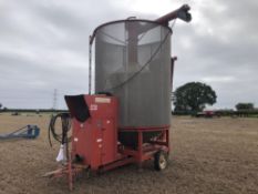 Lely Top Flo 950 8t mobile grain drier, gas fired with manifold. PTO driven. NB: Manual in office