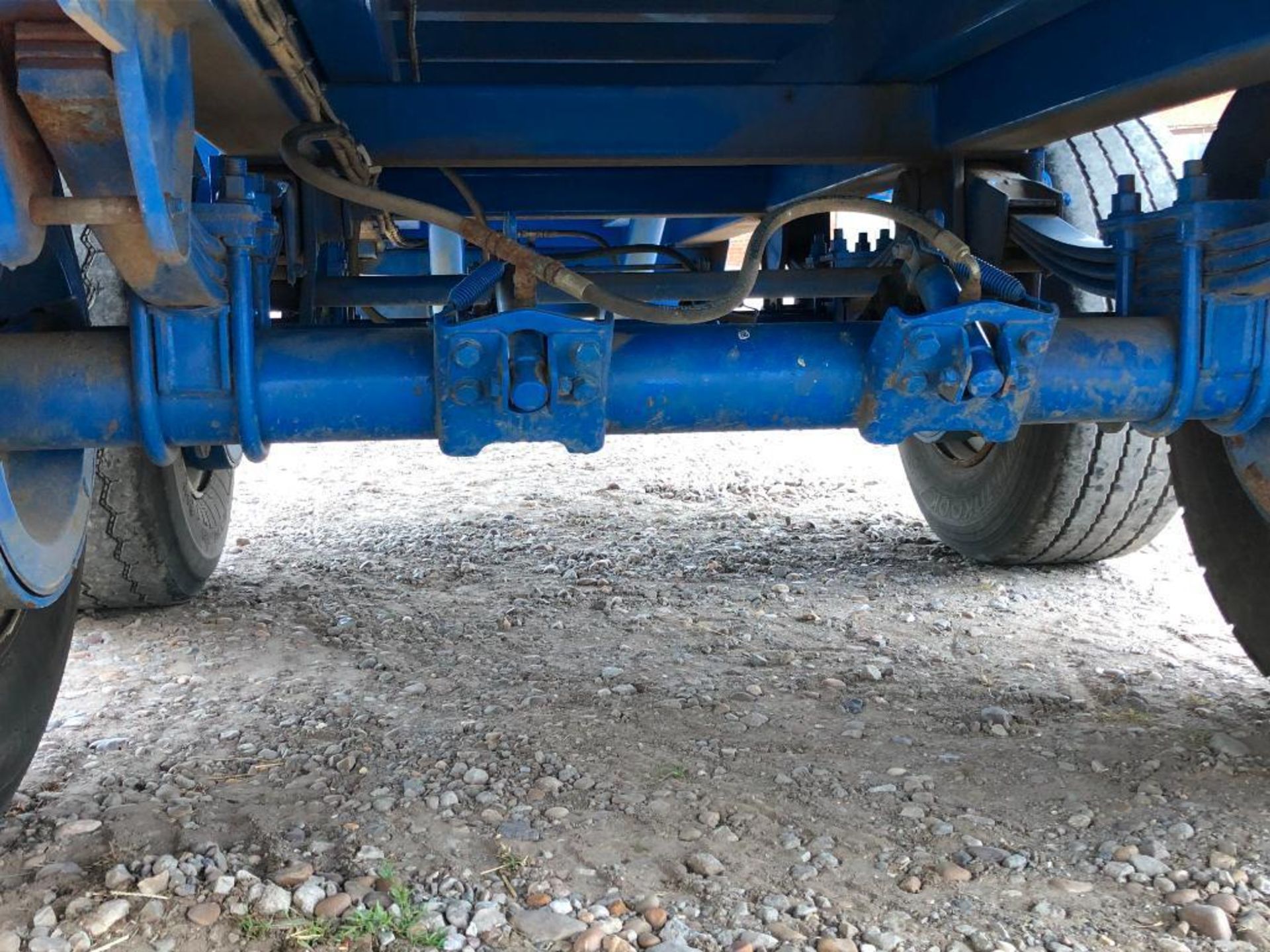 2013 Stewart GX13-17S 13t grain trailer, sprung drawbar, hydraulic tailgate and grain chute complete - Image 8 of 14