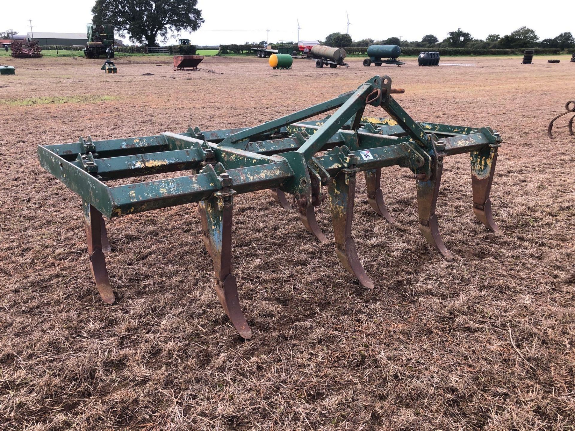 Bomford Super Flow 12 leg cultivator, linkage mounted - Image 2 of 5