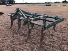 Bomford Super Flow 12 leg cultivator, linkage mounted