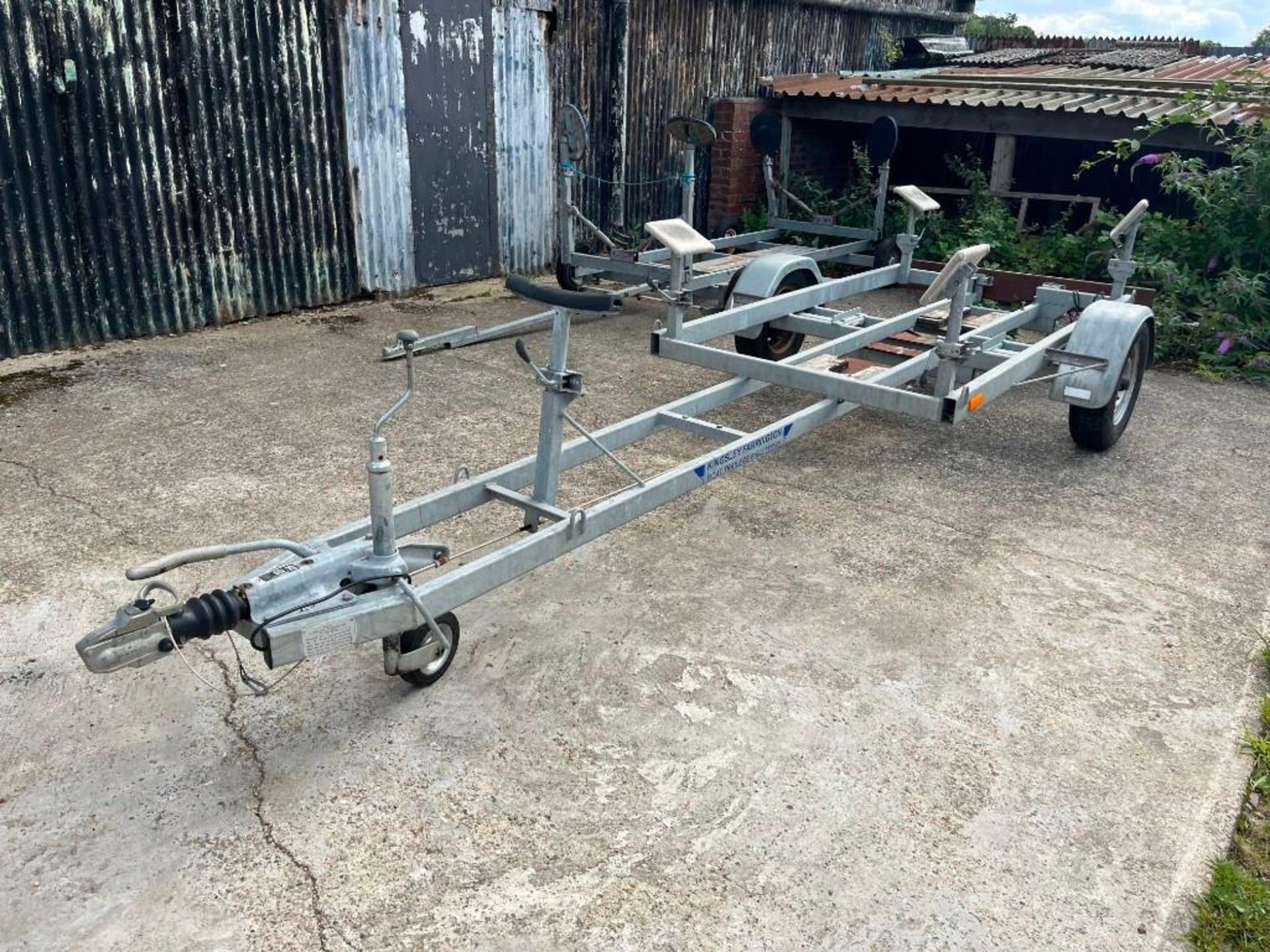 Kingsley Farrington Boatbuilders Single Axle Boat Trailer - (Norfolk)