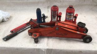 Misc. 2T Trolly Jack , 2T Bottle Jack, 8T Bottle Jack and 10T Bottle Jack - (Norfolk)