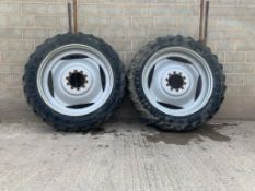 2No. 340/85R48 Continental Tyres on Trailed Sprayer Wheels - (Shropshire)