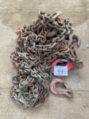 Qty. Of Tow Chains - (Lincolnshire)