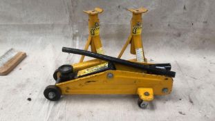 Misc. 2T Trolly Jack and Axle Stands - (Norfolk)