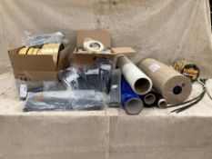 Qty Masking Tapes, Foam, Tape, Cable Ties, Masking Paper - (Norfolk)