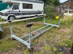 Kingsley Farrington Boatbuilders Wheeled 2.75m x 1.15m Boat Cradle - (Norfolk)