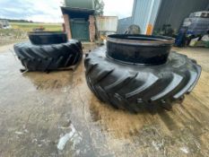 2x 650/65 x 42 Dual Wheels (Cambridgeshire)