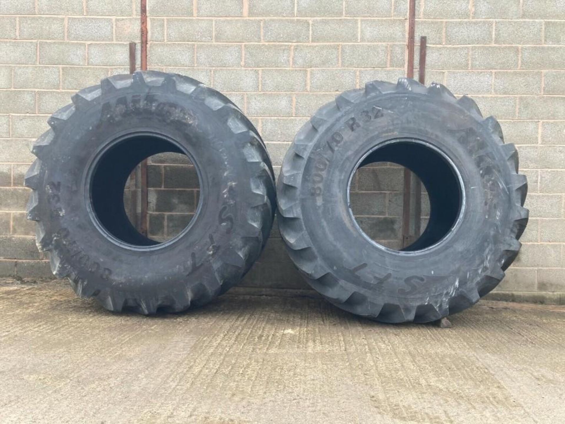 2No. 800/70R32 Mital SFT 175A8/172B TL Tyres - (Shropshire)