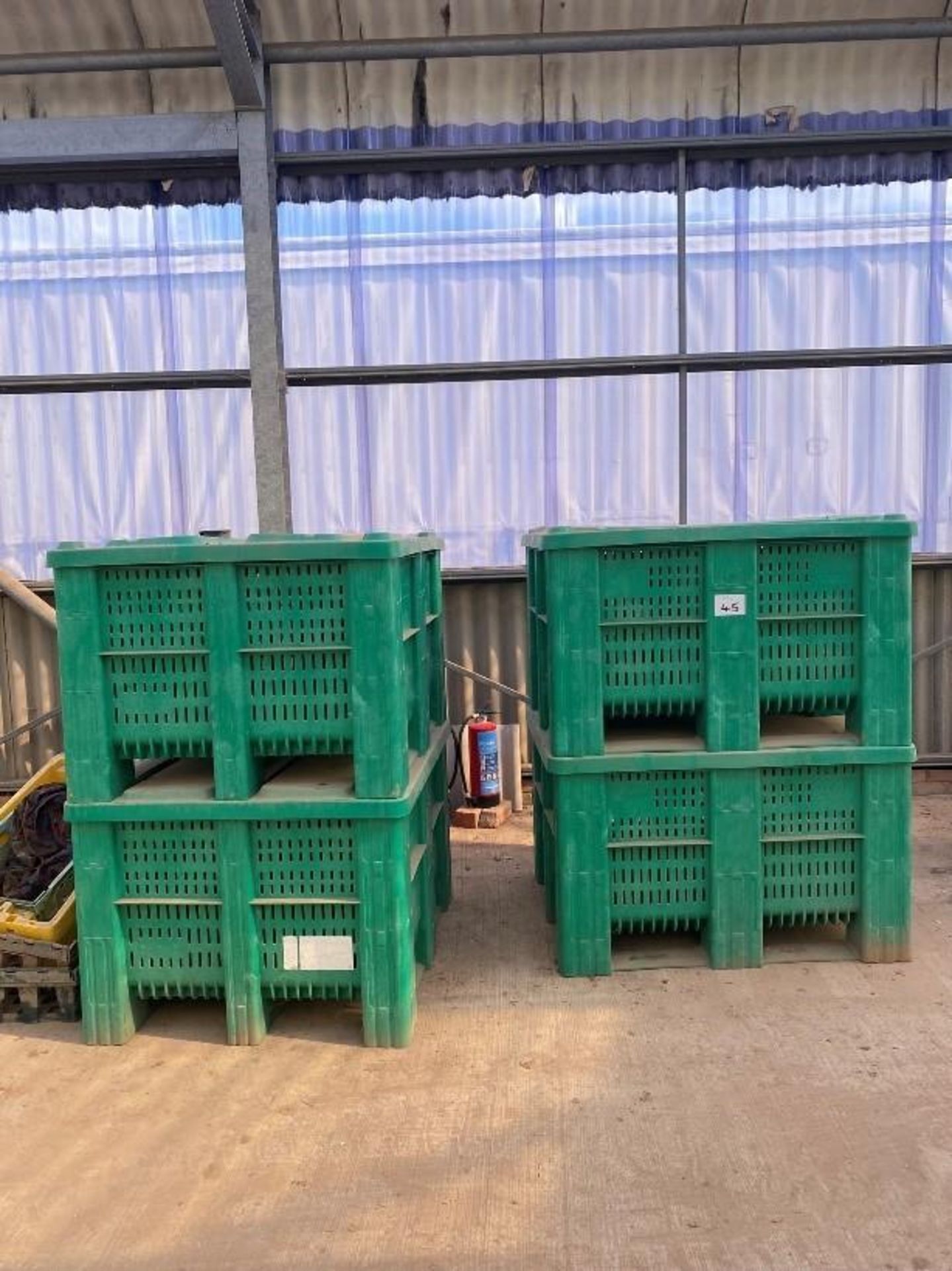 4No. Plastic Pallet Boxes And Trays - (Lincolnshire)