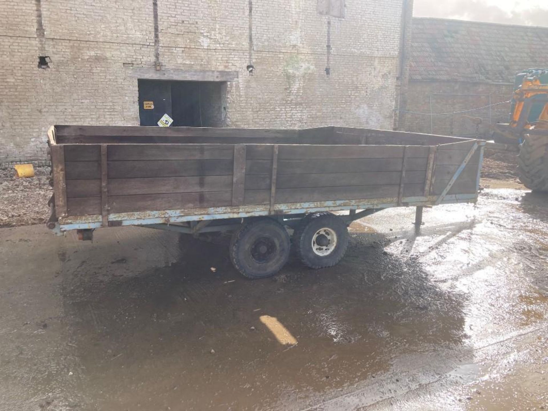 Misc Tandem Axle Wooden Flat Trailer - (Cambridgeshire) - Image 2 of 9