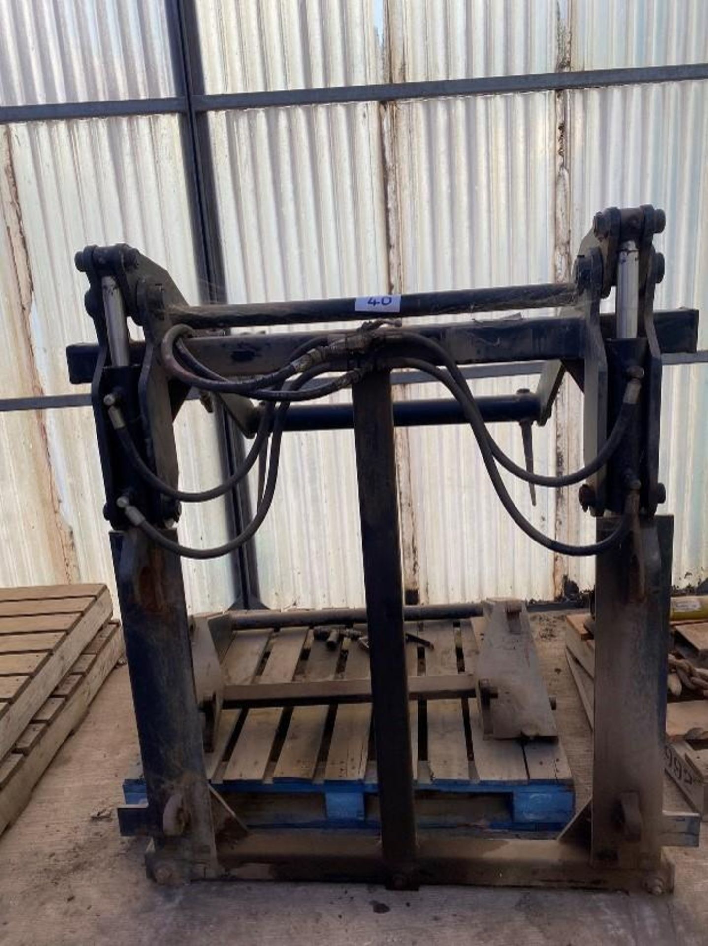 Strimech Bale Grab, Q-Fit Brackets - (Lincolnshire)