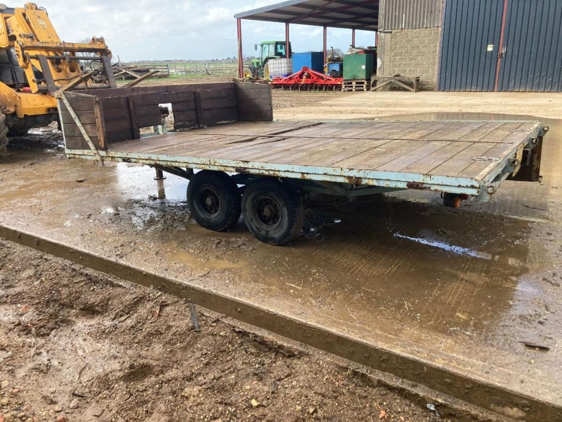 Misc Tandem Axle Wooden Flat Trailer - (Cambridgeshire) - Image 6 of 9