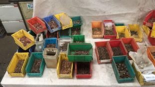 Qty Copper Nails/Roves, Copper Fixings, Brass Pins and Broze Screws - (Norfolk)