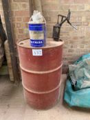 Oil Drum And Pump - (Lincolnshire)