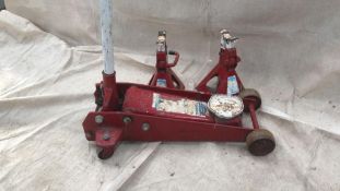 Sealey Yankee 3T Trolly Jack and Axle Stands - (Norfolk)