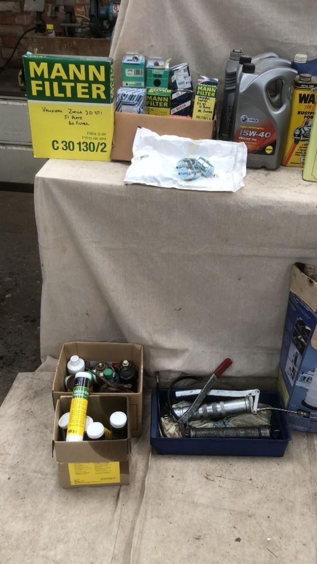 Qty Oils, Antifreeze, Grease, Grease Guns and Oil Extractor - (Norfolk) - Image 3 of 3