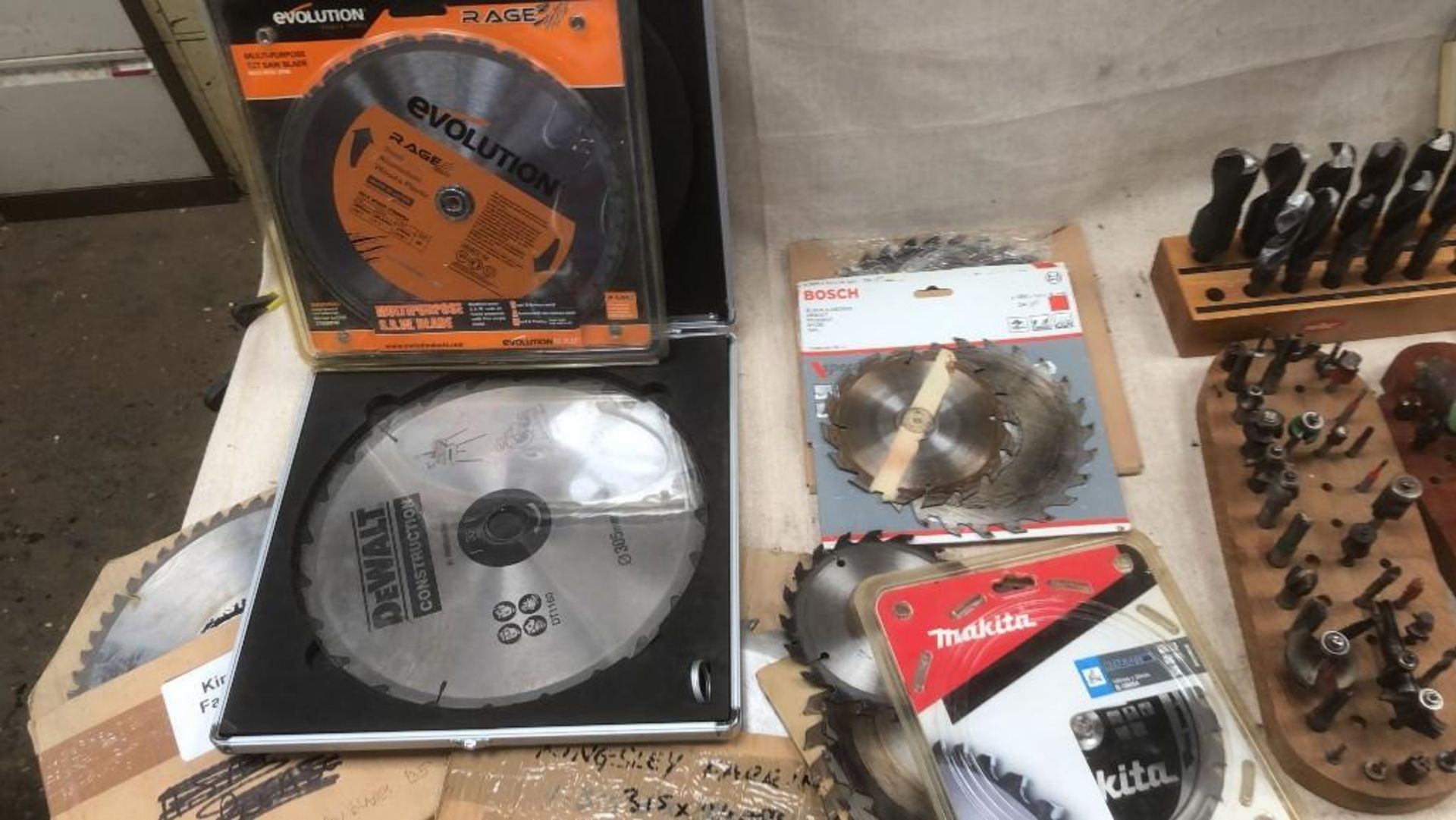 Qty Saw Blades, Router Cutters, Augers and Jigsaw Blades - (Norfolk) - Image 2 of 3