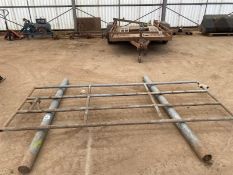 Metal Gate And Posts - (Lincolnshire)