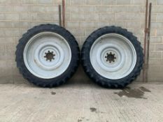 2No. 340/85R48 Taurus Soilsaver RC95 51A8/151B TL on Rims - (Shropshire)