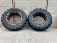 2No. 6.9R38 Michelin Tyres on Dual Wheels - (Shropshire)