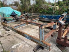 Kingsley Farrington Boatbuilders Heavy Duty Wheeled 4.2m x 2.66m Boat Cradle - (Norfolk)