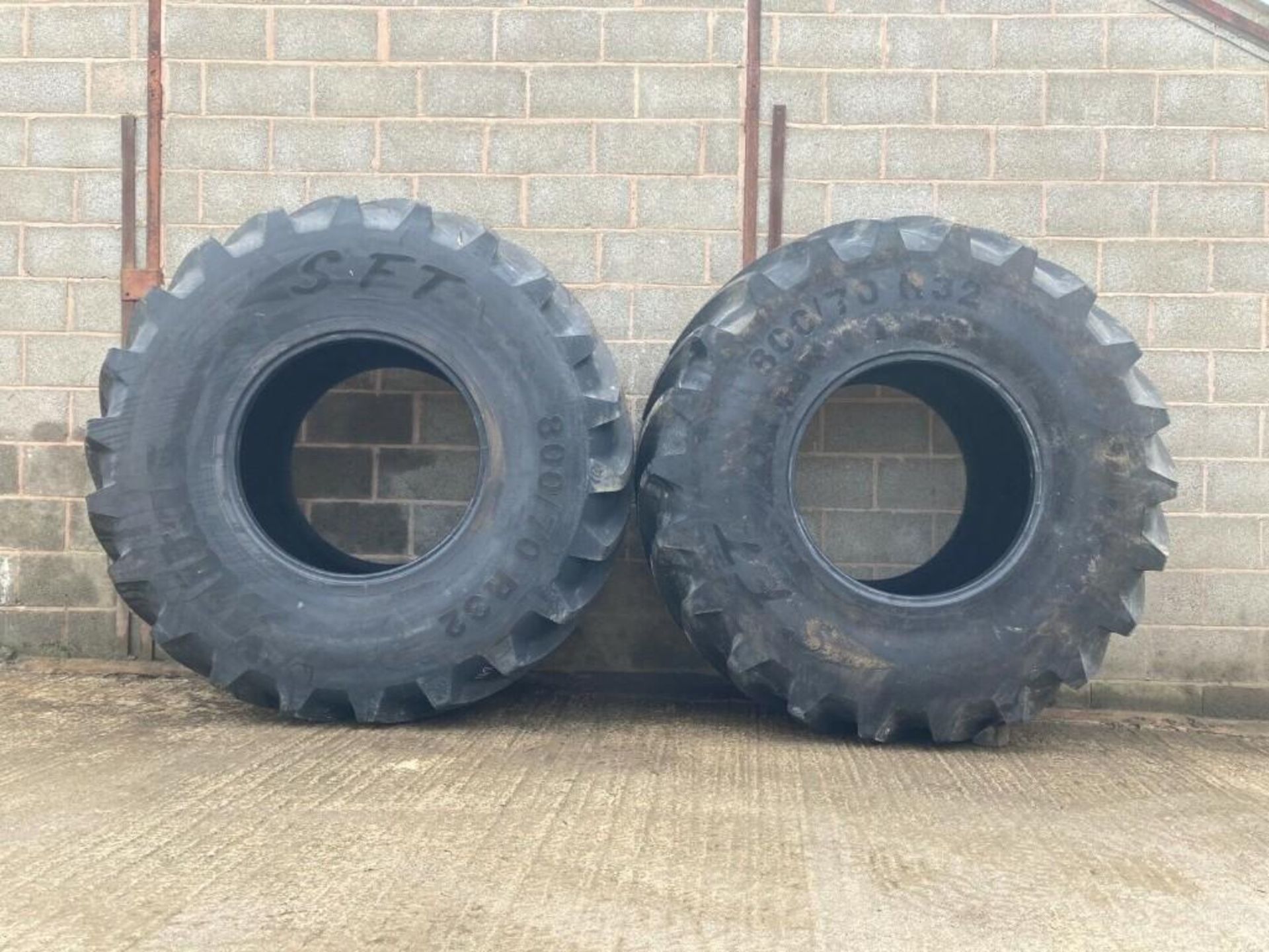 2No. 800/70R32 Mital SFT 175A8/172B TL Tyres - (Shropshire) - Image 3 of 3